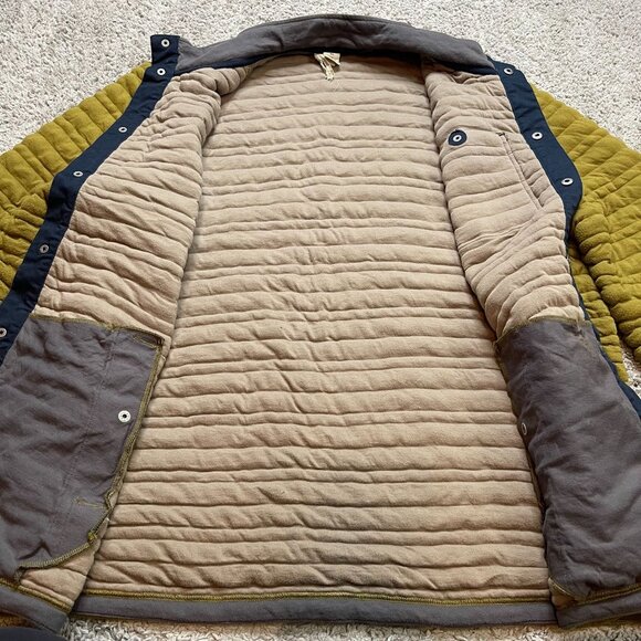 Duluth Trading Mens Flintlock Full Snap Mock Neck Olive Navy Jacket XL - Picture 5 of 7